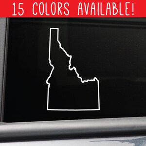 Idaho Vinyl Decal | Idaho Decal for Cars, Laptops, Tumblers