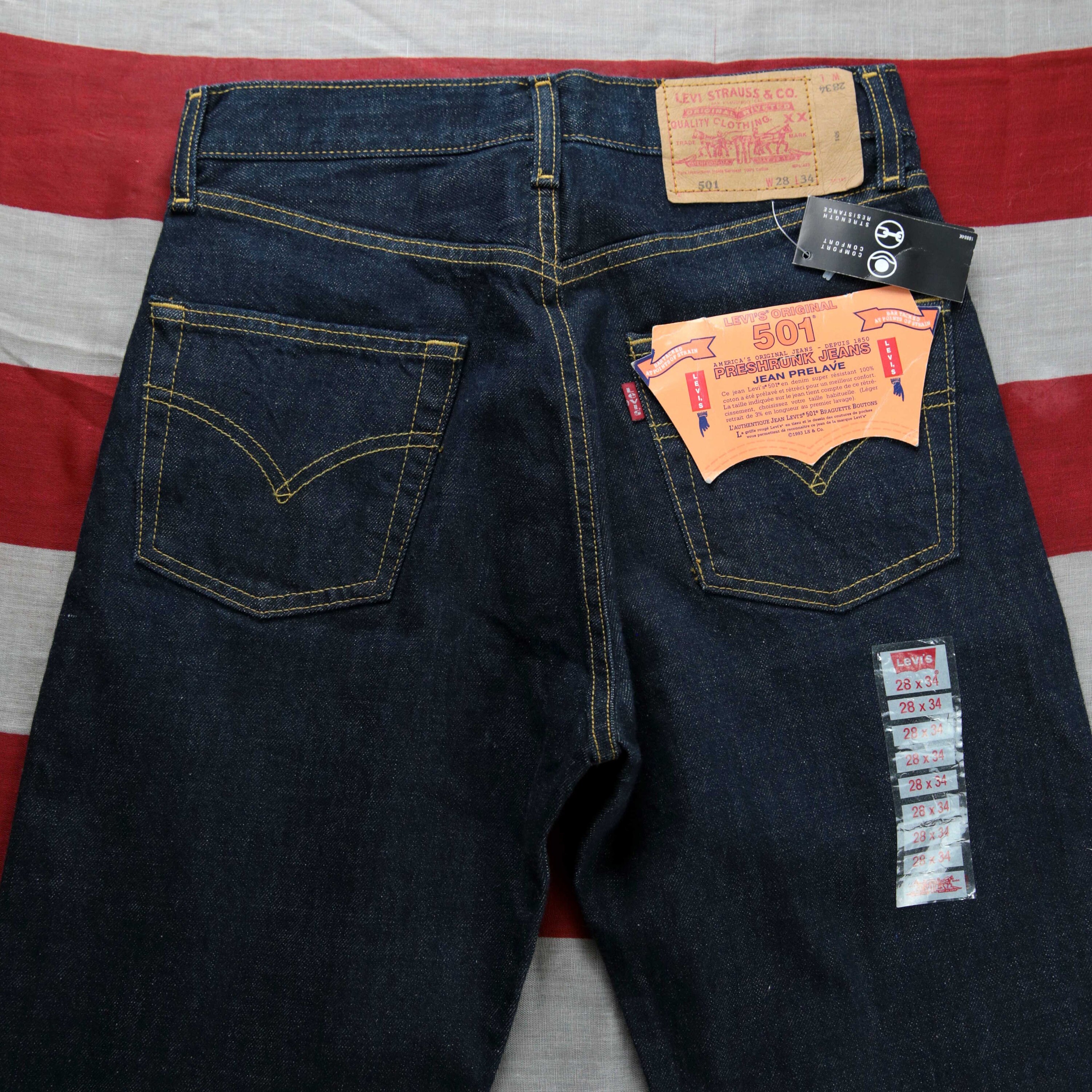 Levis 501 28x34 EXTRA RARE New Still With Tags On | Etsy Singapore