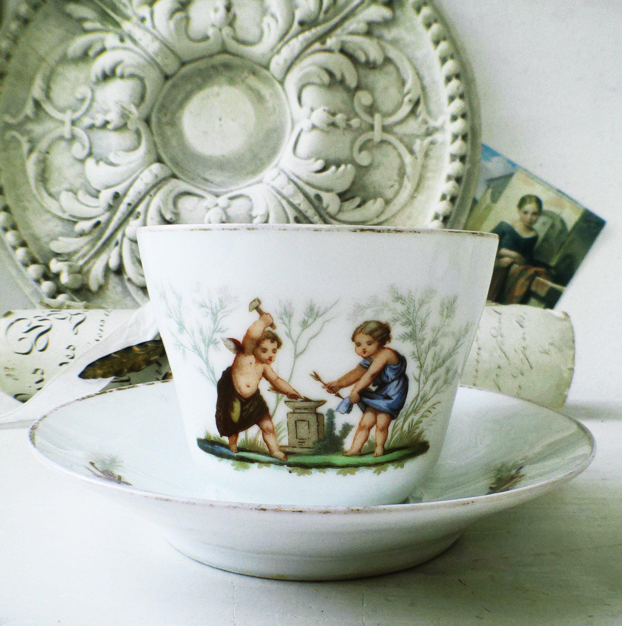 Antique chocolate cups - Etsy 日本