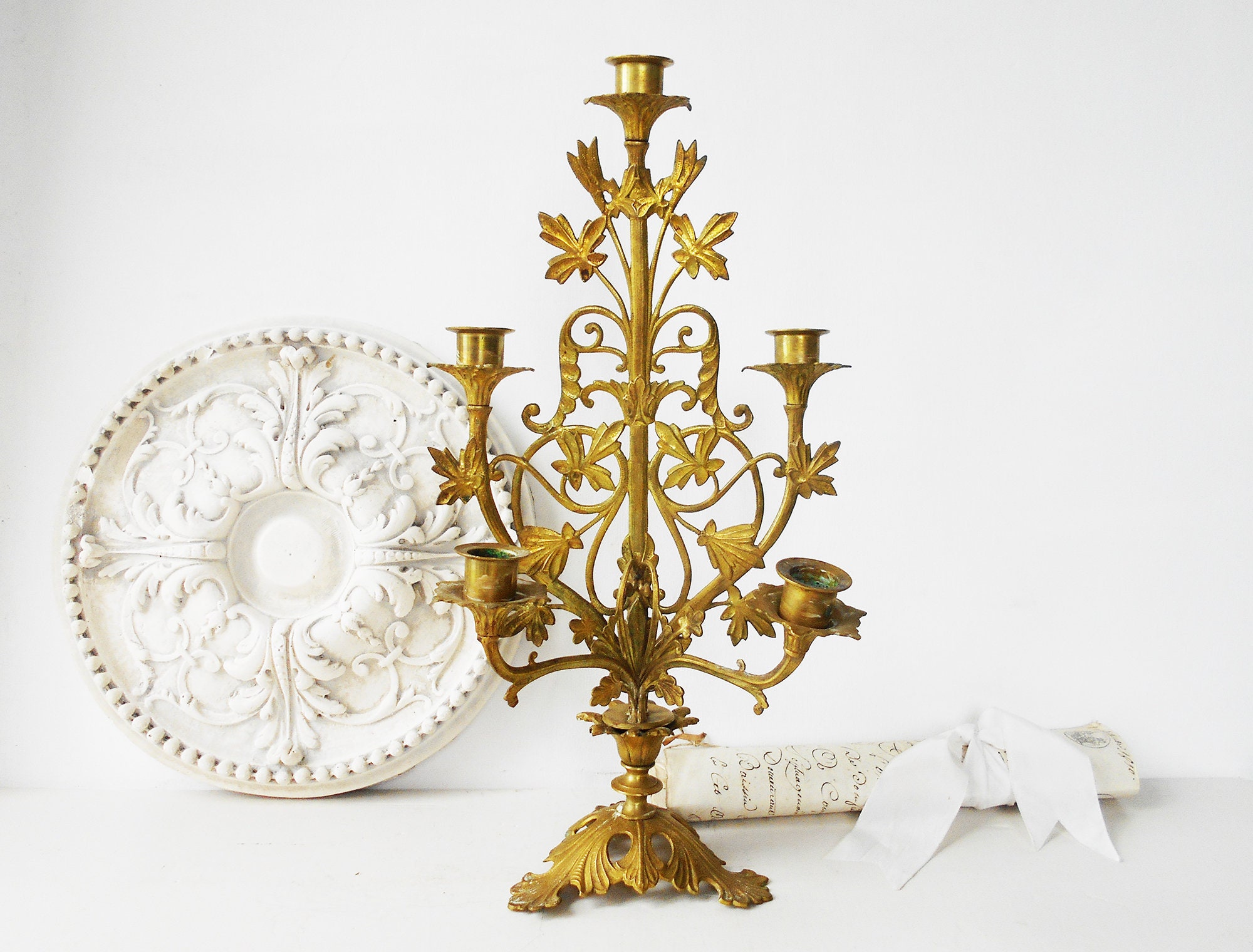 Church Candelabra for sale Only 2 left at 65