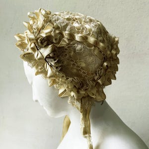 Antique doll bonnet - Etsy 日本
