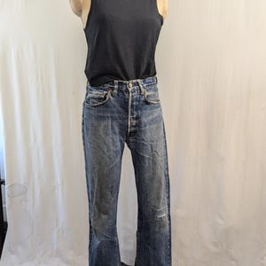 Selvedge Vintage 501 Levi&#39;s medium blue W28 x L31 patch