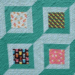 Twirled Squares Quilt Pattern image 5