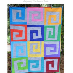 Wonky Spirals Quilt Pattern