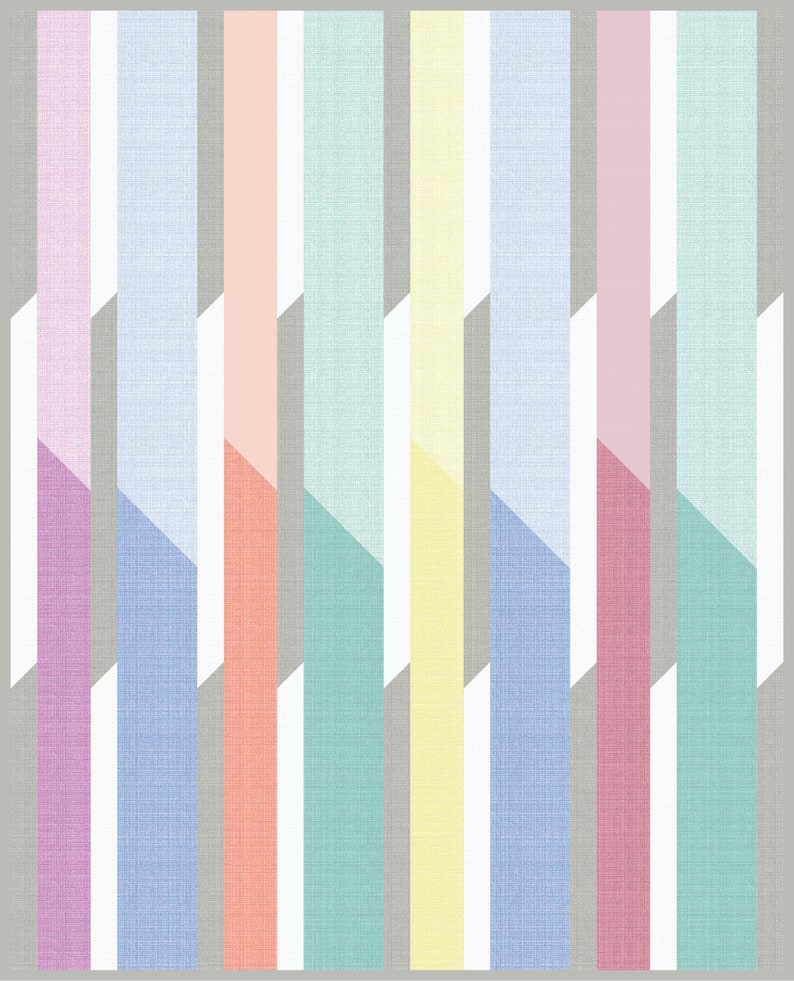 Stripe-Tacular Quilt Pattern image 5