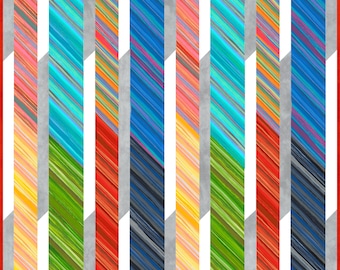 Stripe-Tacular Quilt Pattern