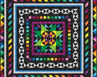 Follow the Rainbow quilt pattern