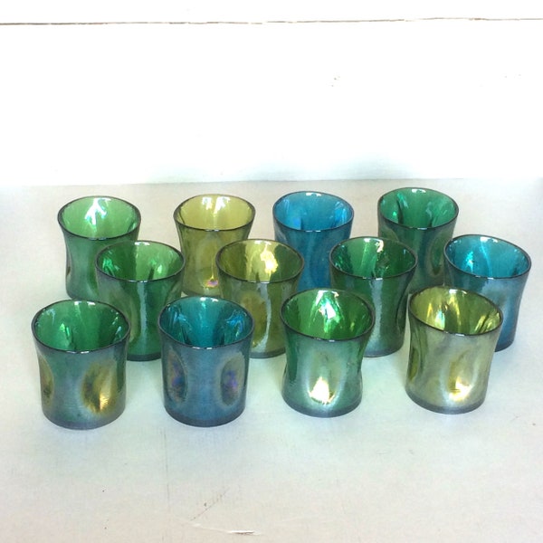 YALOS glasses in Murano glass vintage 1990s