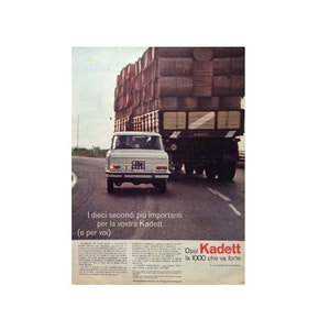 OPEL Kadett original advertisement 1965
