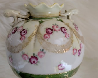 Vintage Nippon Hand Painted vase