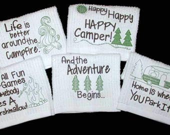 Camping Towel Sayings