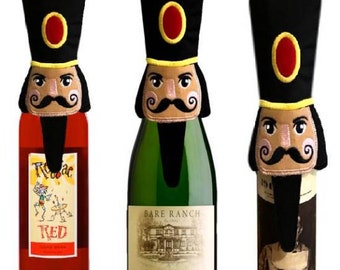 In Hoop Nutcracker Wine Topper