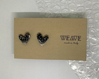 MINÙ LOVE - minimal love earrings, modern earring, contemporary earrings, lobe earring, heart earrings, gift for her