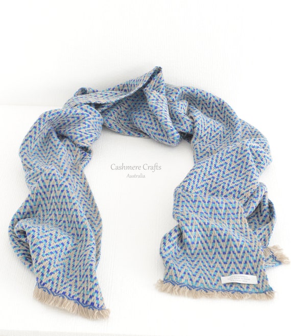 mens charcoal cashmere scarf