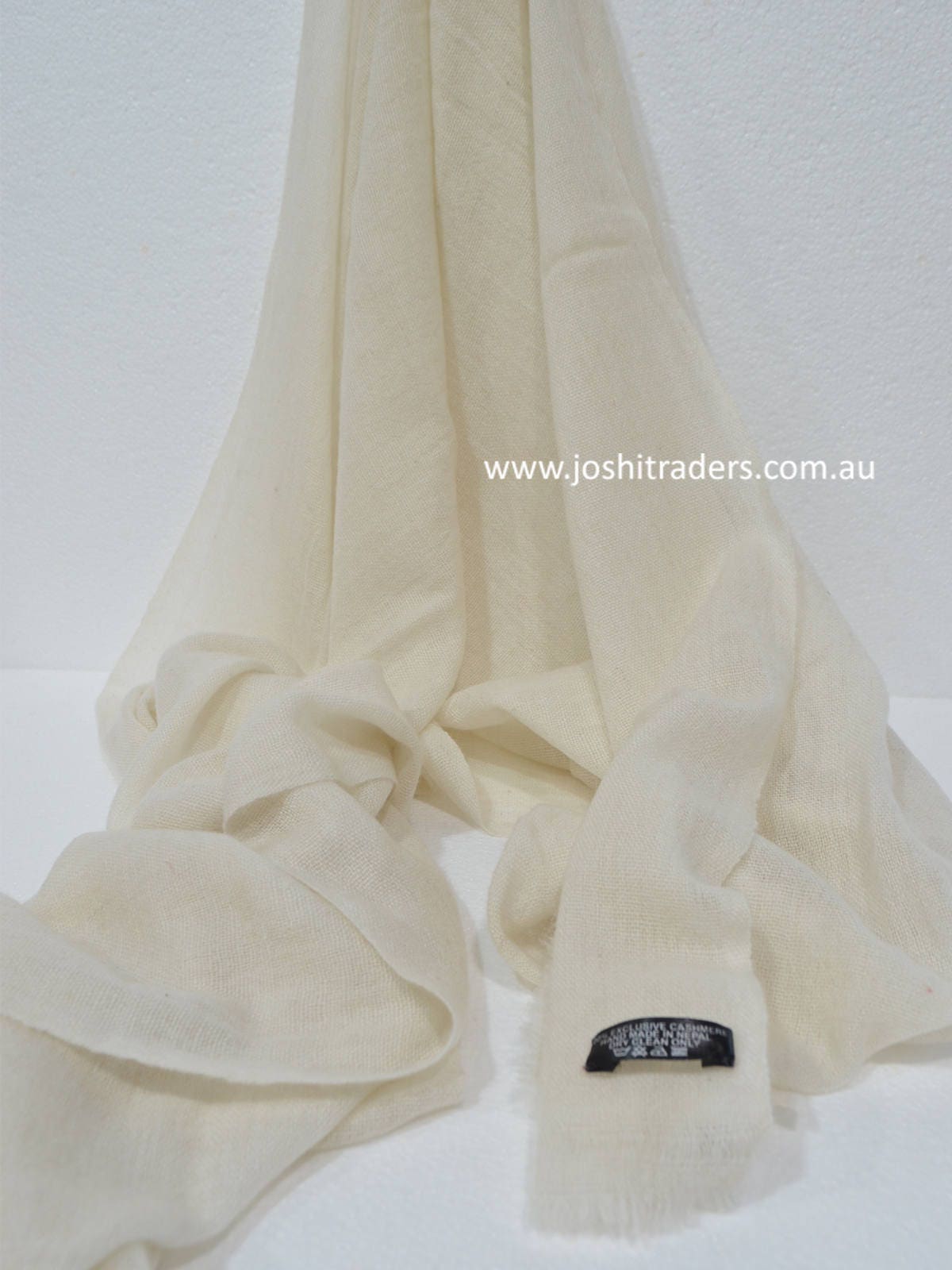 ivory cashmere shawl