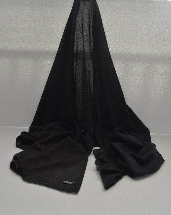 100/% Heavy Wool Pashmina Cashmere Scarf Shawl Wrap Handmade Nepal Unisex 2ply
