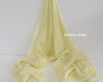 Yellow Mellow Cashmere Shawl  Cashmere Scarf Pashmina Scarf Cashmere Stole Cashmere Wrap Cashmere Stole Scarf Cashmere Shawl