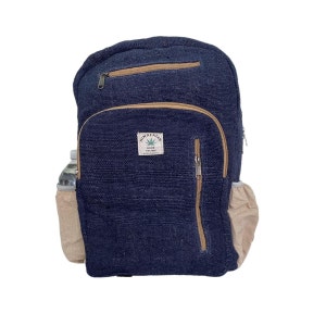 Henneprugzak Blauwe henneptas Rugzak hennep Handgemaakte henneptas Henneptas Henneprugzak Henneprugzak Henneptas Nepal