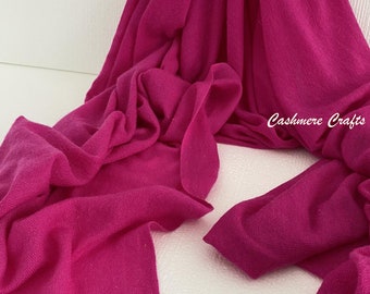 Hot Pink  Cashmere Shawl  Cashmere Scarf Pashmina Scarf Cashmere Stole Cashmere Wrap Cashmere Stole Scarf Cashmere Shawl