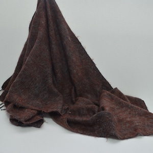 Yak Shawl Brown Sofa Throw Nepalese Warm Yak Wool Shawl Stole Scarf Neck Wrap Blanket Throws Travellers Rug