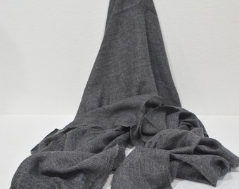 Charcoal Cashmere Shawl Cashmere Scarf Pashmina Scarf Cashmere Stole Cashmere Wrap  Cashmere Stole Scarf Cashmere Shawl