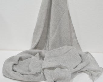 Light Gray Pashmina Shawl  Scarf Pashmina Scarf  Stole Cashmere Wrap Stole Cashmere Scarf Cashmere Shawl