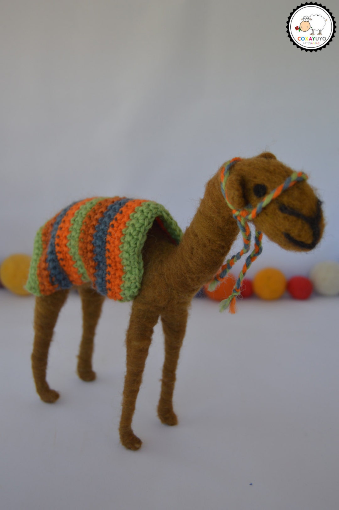 Neelde Felted Camelchristmas Decor Needle Felting Handmade Etsy