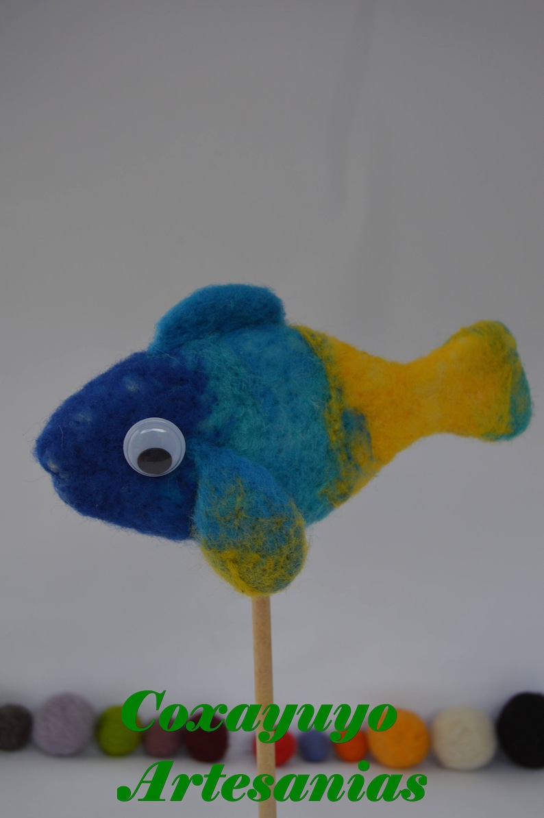 Needle felted fish, felted fish , fish, needlefelt, needle felting, handmade, felted sculpture fish image 1