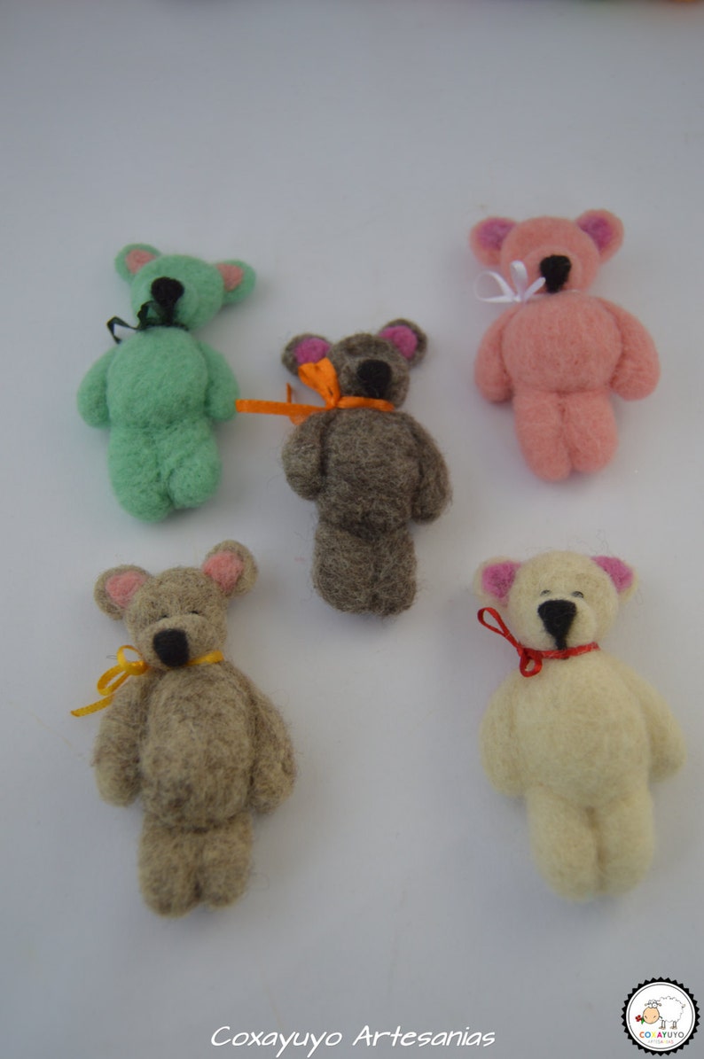 Bear brooch needle felting bear brooch brooches needlefelt handmade sheep wool felted sculpture