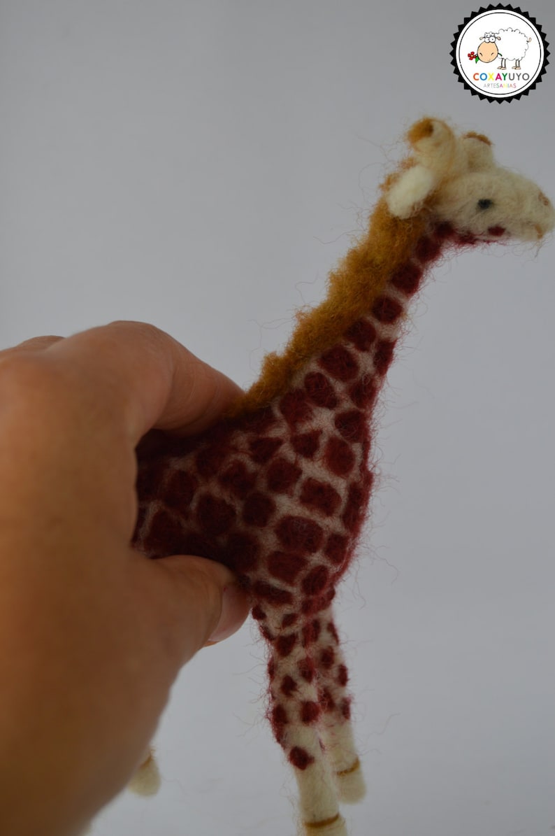 Needle Felted Giraffe, Felt Giraffe, Needle Felting, Needlefelt