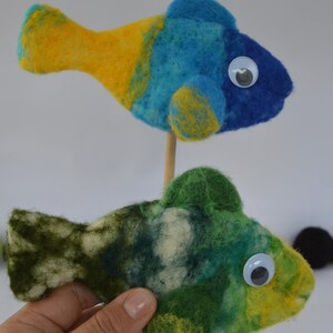 Needle Felted Fish Felted Fish Fish Needlefelt Needle - Etsy