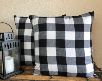 Pillow Perfect Buffalo Plaid Appliqued Initial E with Blanket Stitch Edge Decorative Pillow 17 Red Off White Black Pillow Perfect Buffalo Plaid Appliqued Initial E with Blanket Stitch Edge Decorative Pillow 17 Red Off White Black