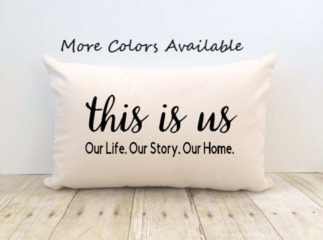This is Us Pillow Cover, Love, Wedding, Bride, Anniversary, Couples