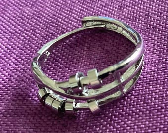 Adjustable Spinner Ring | Minimalist , Worry, Sensory , Anxiety , Focus, Calm Jewellery unisex