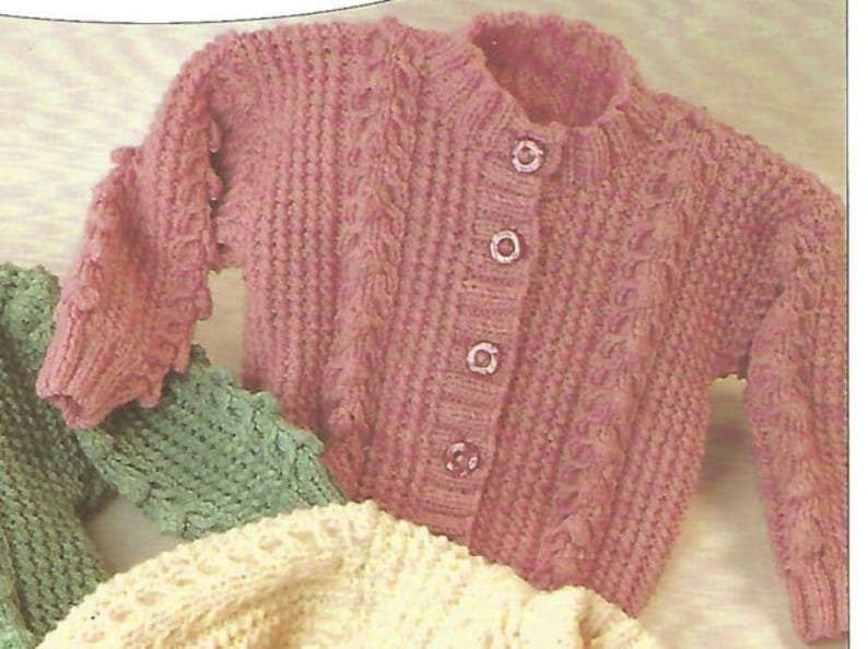 Peluche enfant garçons col polo aran cable sweater pull knitting pattern