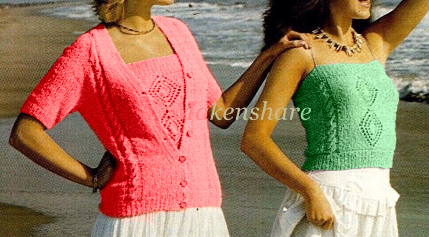 Knitted Cotton Short Sleeve Top In Sun 1