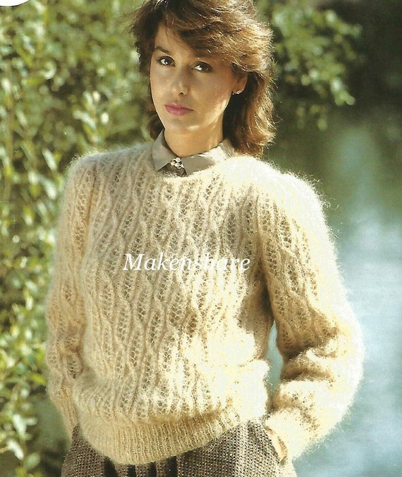 Knitting Pattern Mohair Knitting 