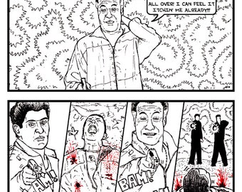 The Sopranos: Death of Mikey Palmice - Color Print - Comics & Cartoons - Scene - TV