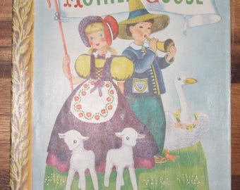 Little Golden Book ~ Mother Goose with dust jacket