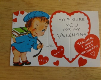 Cards ~ valentine teacher math