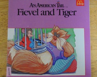 Books ~ McDonlds - An American Tail Fievel and Tiger