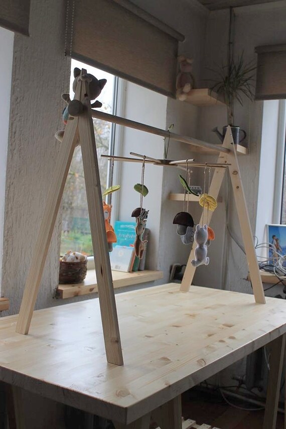 wooden play station for babies