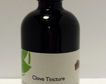 Clove Tincture  Organic  Superior strength and quality  Large 4 oz size   The Rural Apothecary