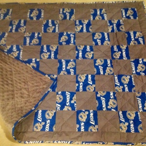 Detroit Lions Baby Quilt