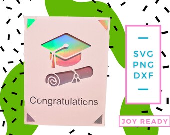 Download Grad Card Svg Etsy