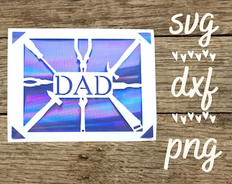 Dad svg tool card. Digital file compatible with cricut and silhouette machines