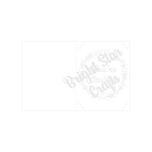 Puede incluir: Una tarjeta blanca en blanco con un dise&ntilde;o circular en el lado derecho. El dise&ntilde;o circular presenta una corona de flores y estrellas con el texto "Bright Star" e "I'm not" en una fuente cursiva. El texto "Crafts" est&aacute; en negrita.