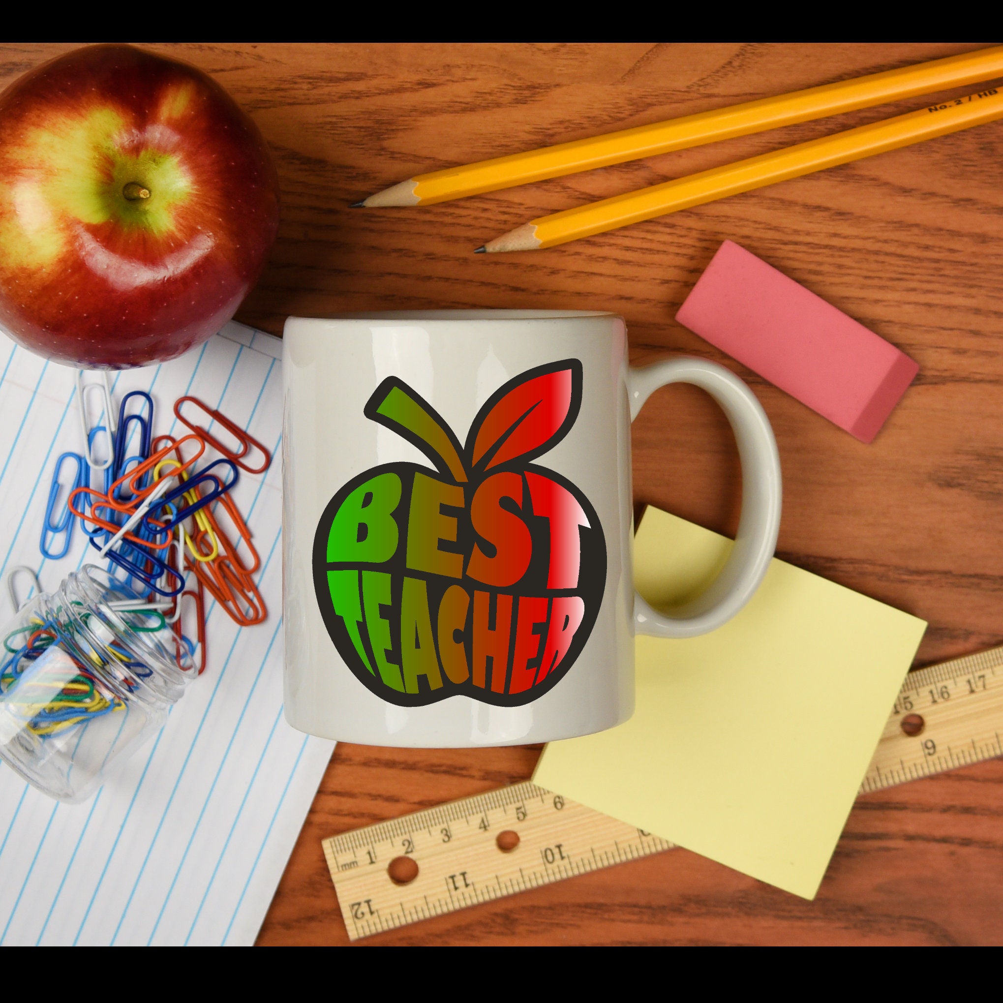 Download Best Teacher. Digital svg file compatible with cricut and | Etsy