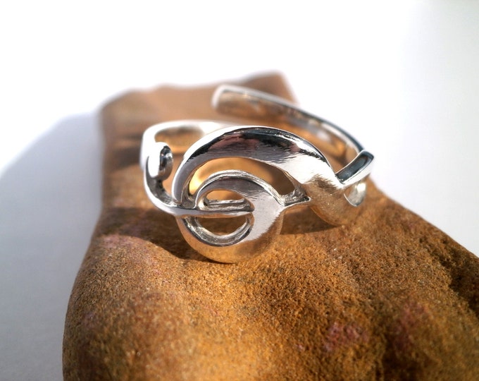 Silver Musician Ring, Treble Clef Ring, Music Note Jewelry, Gift for ...