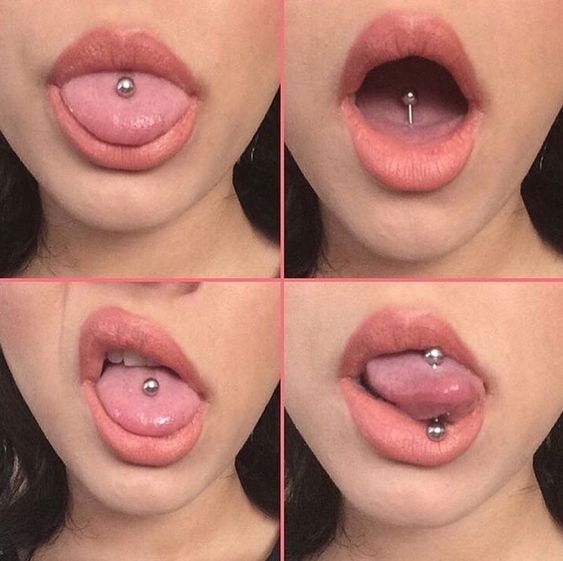 Double Tongue Piercing